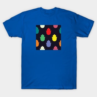 Colorful Hamsa Pattern T-Shirt